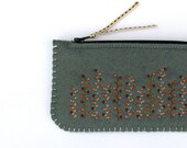 Felt Coin Purse // Winter Garden // LoftFullOfGoodies