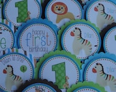 NEW - Sweet Safari Cupcake Toppers