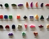 Basic Quilling Shapes PDF Tutorial - Learn to Make Quilled Quilling