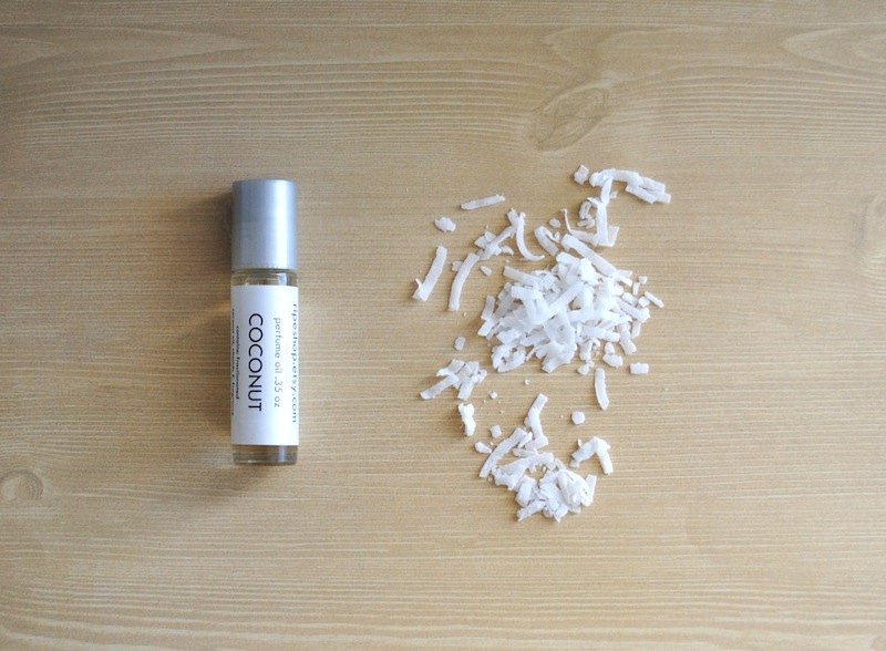 Coconut Perfume Oil - Roll On Perfume Tropical Fragrance