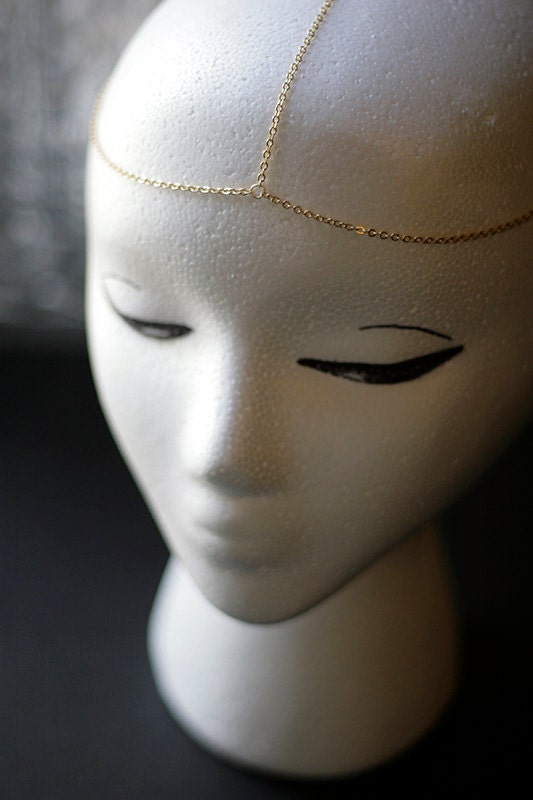 Goddess Headdress - Head Chain - Head Piece - Hair Jewelry