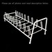 Vintage Plate Holder Dish Rack Metal Wire Rubber (As-Is)