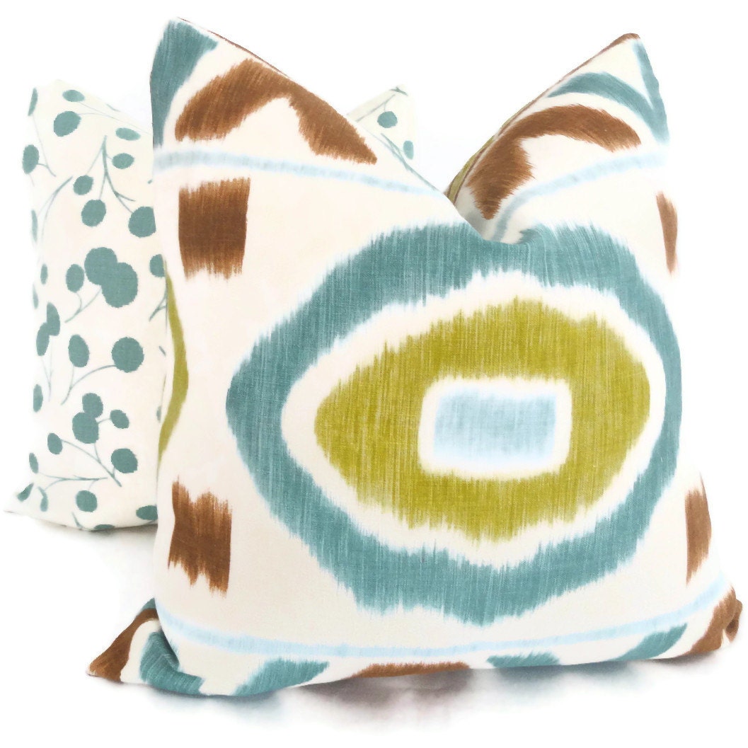 Thom Filicia Abstract Ikat Decorative Pillow Cover 18x18, 20x20 or 22x22, Throw Pillow, Accent Pillow, Toss Pillow