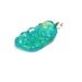 Fused Glass Pendant  Dichroic Glass Necklace Aqua Ice  Statement Jewelry 160