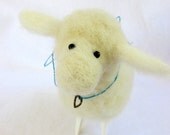 Felted Animal Sheep Wool Soft Sculpture