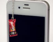 Kawaii SKITTLES CANDY Iphone Earphone Plug/Dust Plug - Cellphone Headphone Handmade Decorations