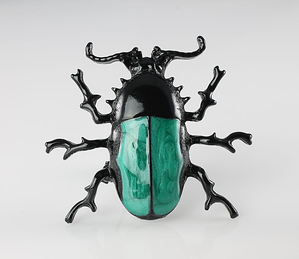 Vintage enamel Bug Insect brooch