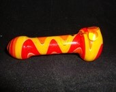4 inch Orange, yelow, and red Fire pipe