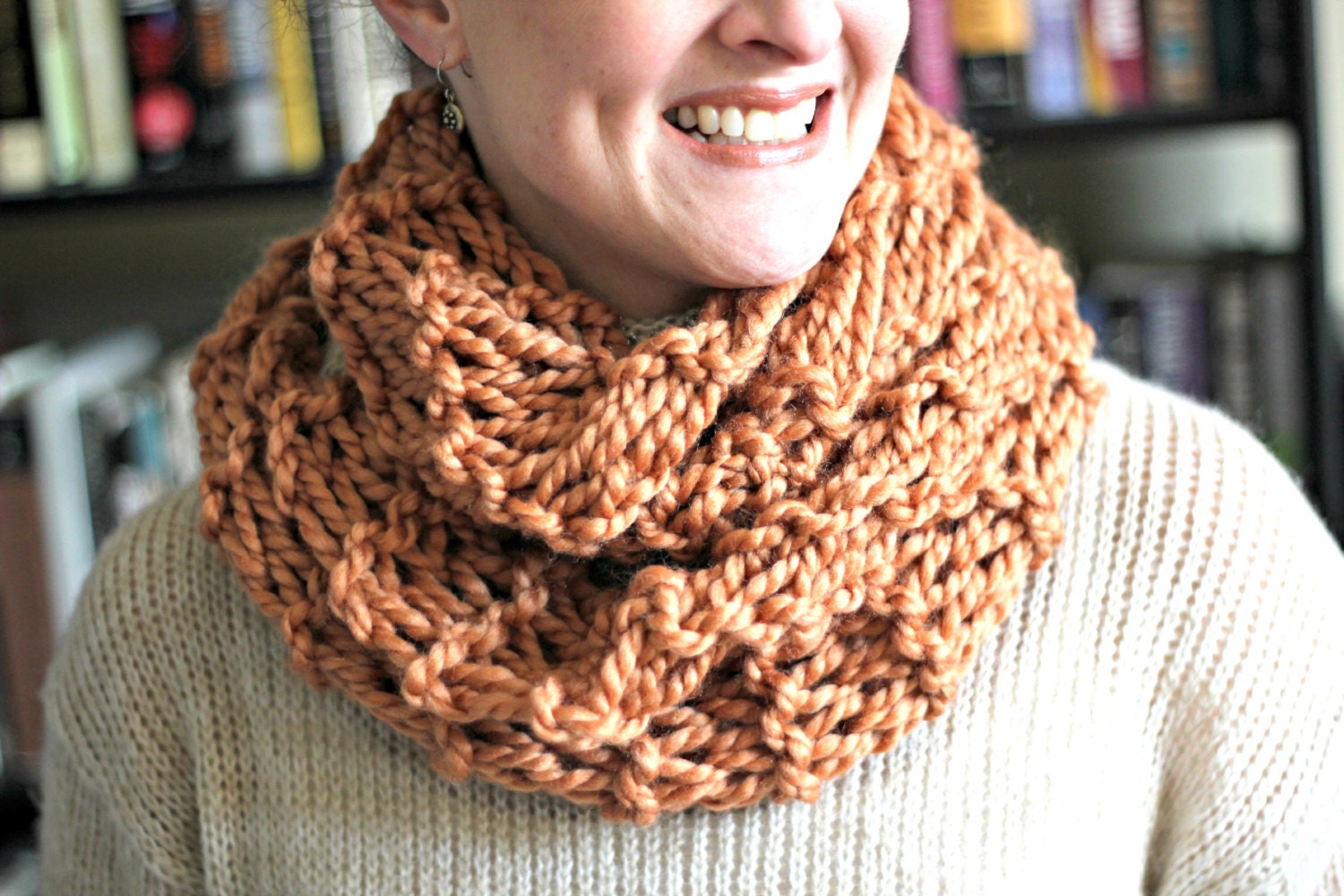 Cowl on Me - Apricot Simple Infinity Cowl