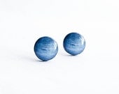 Neptune stud earrings - Space earrings studs, cosmic jewelry, planets, galaxy post earrings