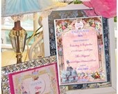 MARIE ANTOINETTE Let Us Eat Cake - Customized PRINTABLE Invitation for Wedding - Bridal Shower - Birthday Party Il_170x135
