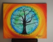 Beautiful Tree of Life  "All things are connected"   8 x 10 Print  ---   FREE SHIPPING in USA