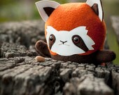 Red Panda, Firefox, Lesser Panda Plush - Flat Rooney / Classic 10" tall