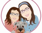Custom Portrait  Illustration Cartoon