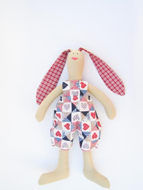 Stuffed bunny rabbit hare,child friendly toy - birthday gift plush rabbit bunny doll softie stuffed toy hare - birthday gift for boy girl