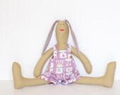 Stuffed bunny rabbit hare - child friendly toy plush rabbit bunny doll - cute softie stuffed toy summer bunny - birthday gift for boy girl
