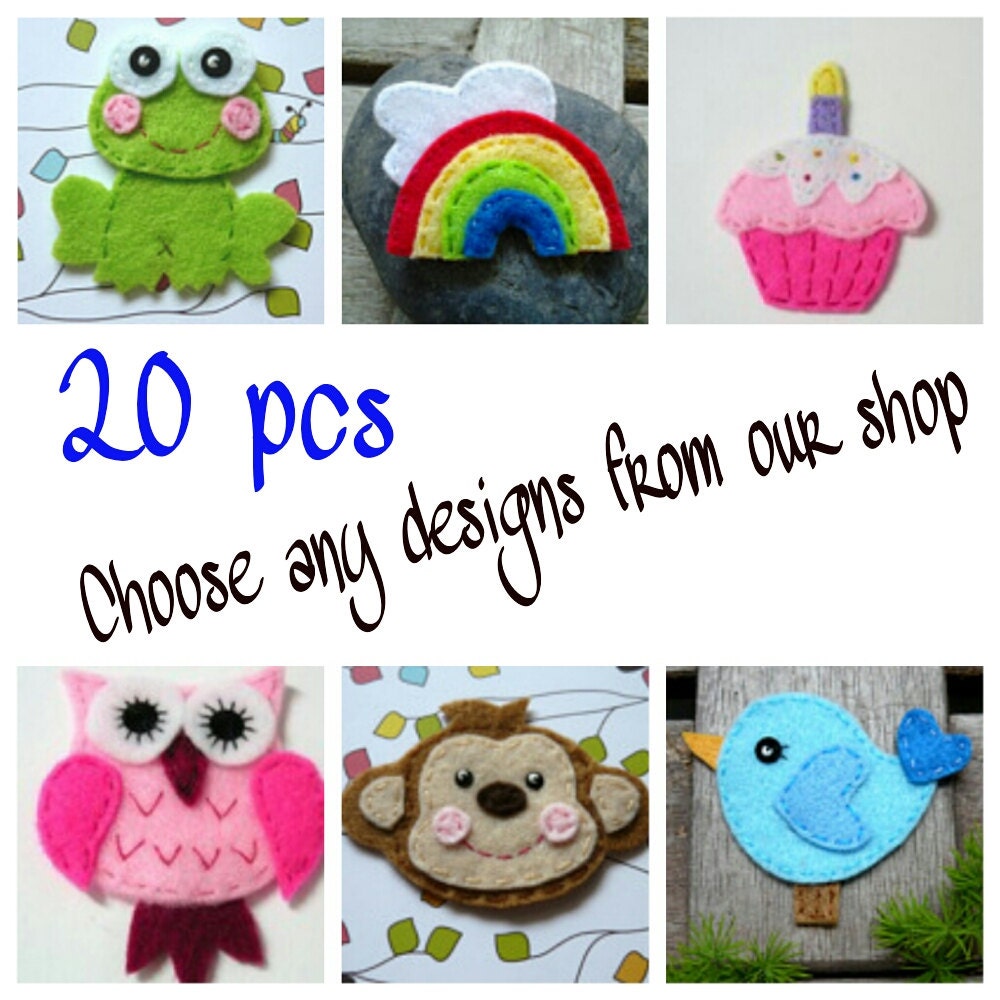 20pcs - Choose Any Designs from our shop - combo set - made to order