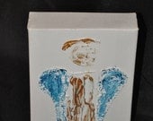 Acrylic Painting - Angel - 5x7 Original Painting on Canvas