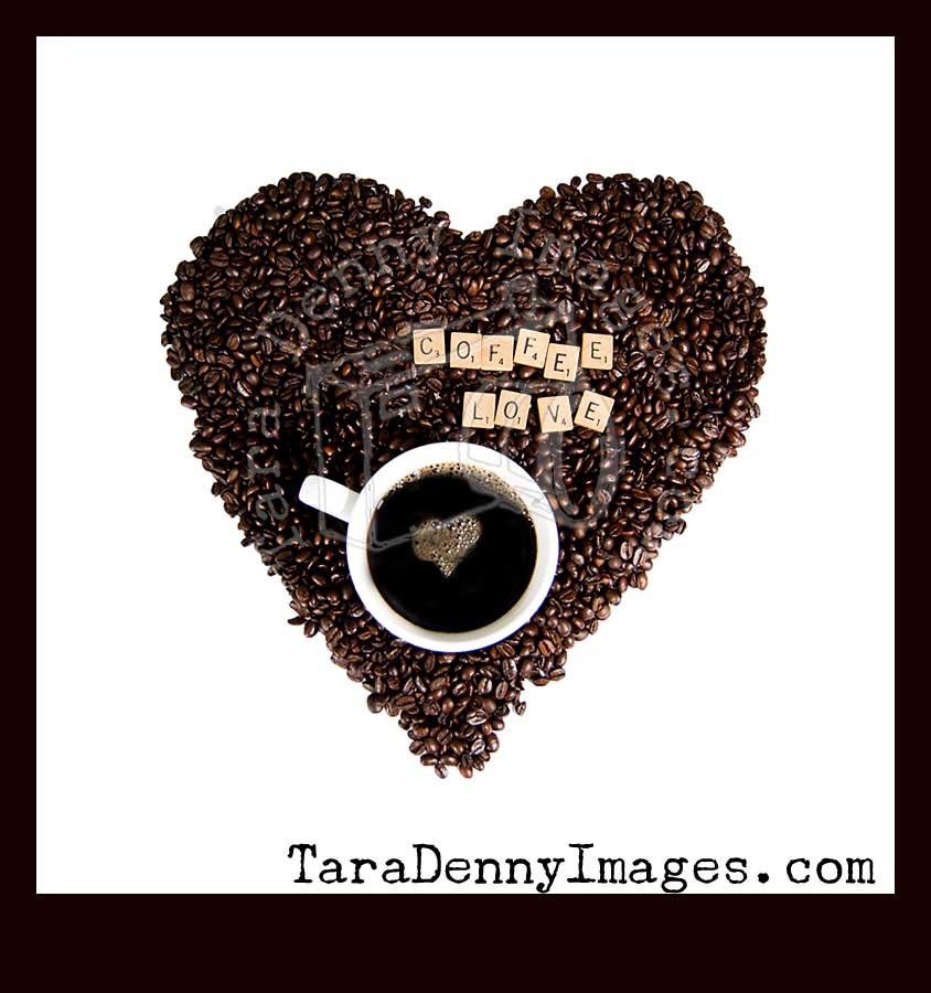 Coffee Love- Fine art photographic print- Kitchen art, food, coffee lovers, wall decor 8x10