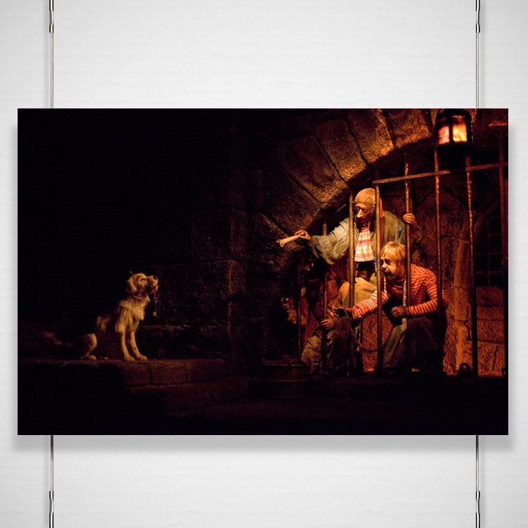 Disneyland Pirates Photography - 8x12 photograph print - Pirates Caribbean disneyland theme park anaheim captain jack sparrow 'Fair Trade'