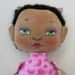 OOAK South African art doll "Mbali"