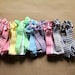 Chevron Hair Tie Set, No Dent, No Fray, Set of EIGHT, doubles as Bracelet, ponytail holder, HEAT SEALED
