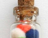 Pom-Pom Bottle Necklace