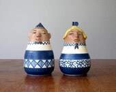 Vintage Northwest Studio Pottery Shakers - Jane Wherrette