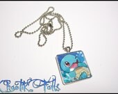 Squirtle Pokemon Pendant Necklace