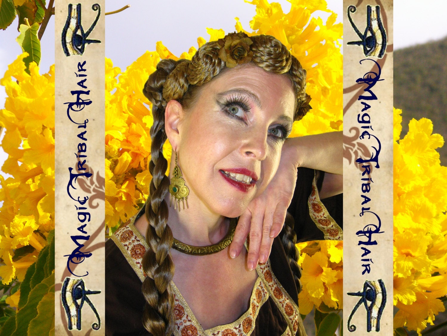 5 x MEDIEVAL HAIR PIECE Renaissance Tiara Crown C U S T O M  C O L O U R Game of Thrones Tribal Fusion Belly Dance headpiece Reenactment