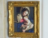 Lovely Madonna and Child by Giovanni Battista Salvi da Sassoferrato 1609-1685