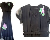 Adorable Vintage GrapeVine Party Dress