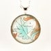 Pegasus Necklace, Pink And Blue Pendant, Fantasy Jewelry