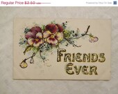 May Days Sale Antique Postcard Friends Ever