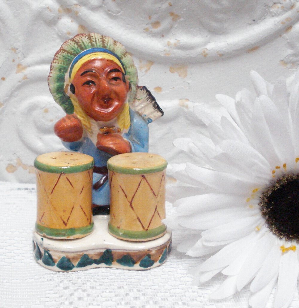 4" Indian Shakers Playing Drums