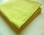Full/Double Flat Sheet Sweet Lemon Yellow