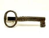 Skeleton Key Tie Clip, Steampunk Men's Tie Tack