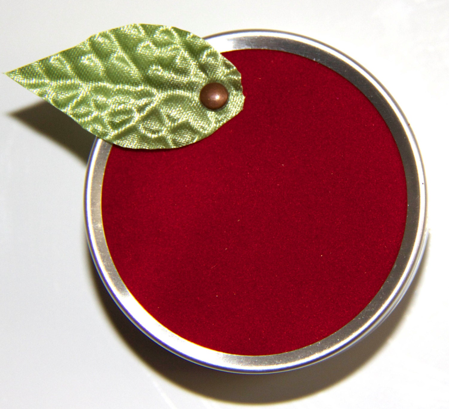 Set of 6 Apple Favor Tins in Red Velvet: for Teacher Appreciation Week/Day, Snow White Party Il_170x135
