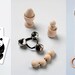 Montessori Toys (egg and peg with cup, grasping beads, rattle) , Hanging Toys  (ring and bell) and Black & White Animal Art Cards (PDF) Set
