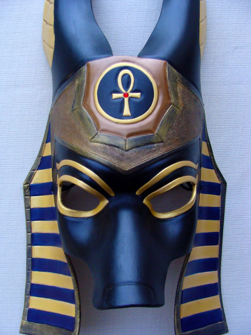 Made To Order: Egyptian Jackal Anubis Leather Mask