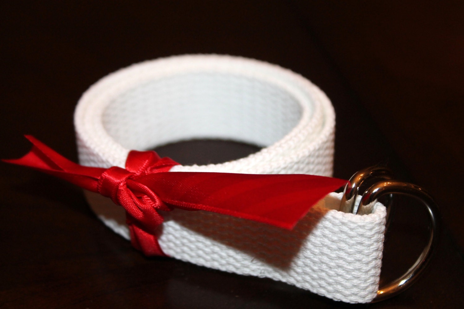 Baby Belt  Webbing White