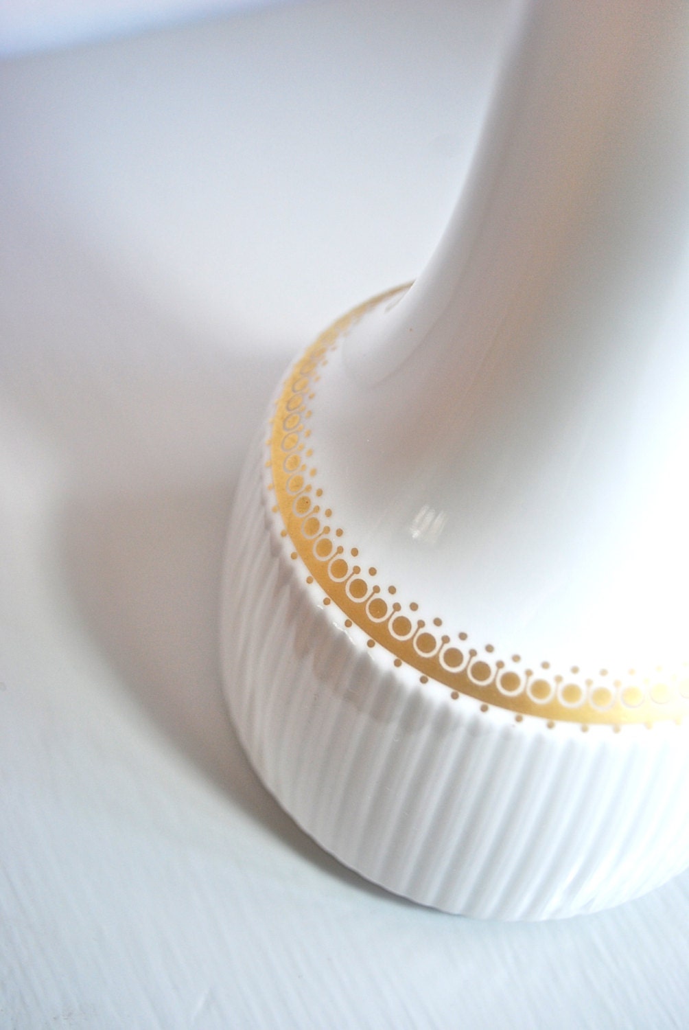 Tapio Wirkkala Glazed Porcelain Modulation Vase Rosenthal Germany 60s