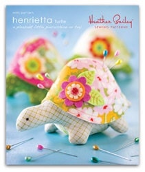 Heather Bailey Henrietta Turtle Pincushion or Toy Sewing Pattern