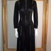 Fabulous 1970s Rhinestone Embellished Black Jumpsuit - Size 10