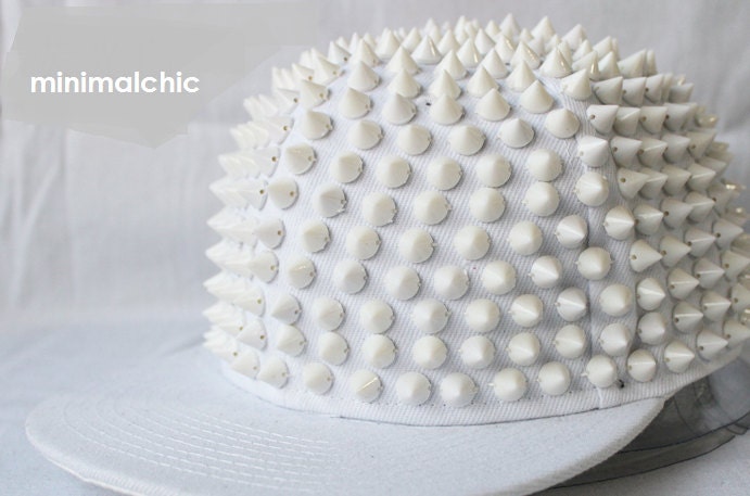 Made to order - Stud hat - All White