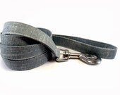 GRAY Dog Leash HANDMADE