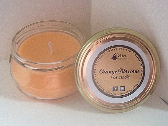 Orange Blossom 7 oz. container jar candle - May fragrance of the month