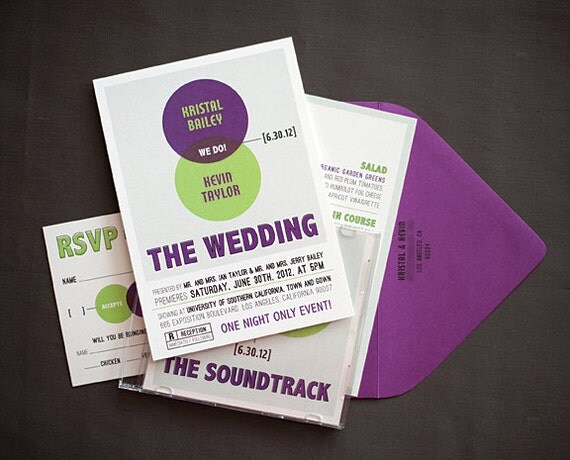 Sample Venn Diagram Invitation Set Vintage Geek By Papermintsshop Geeky Wedding Invitation Templates