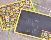 Chalkboard Roll - Flowers and Polka Dots