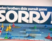 Vintage Parker Brothers Sorry Board Game 1972